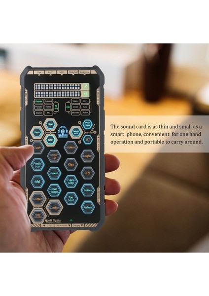 Zuomee Cep Telefonu ve Bilgisayar Için El ile Taşınabilir Ses Kartı Şarkı Canlı Yayını (Yurt Dışından) modelleri