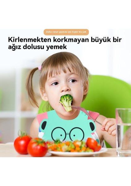 Su Geçirmez Yıkamaz Bebek Ayarlanabilir Üç Boyutlu Önlük (Yurt Dışından) fırsatları