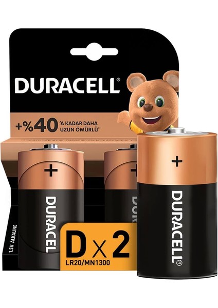 Bfs Duracell Basic D Boy Pil 2li