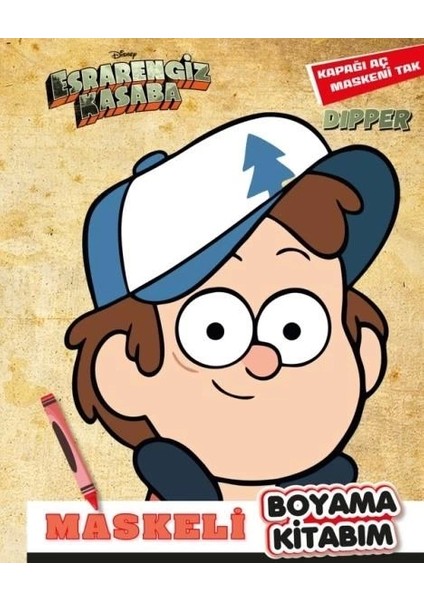 Bfs Disney Esrarengiz Kasaba Maskeli Boyama Dipper