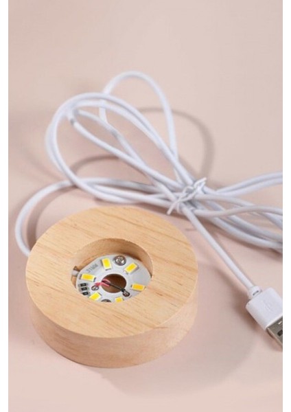 Yarım Ay Temalı Işıklı Usb'li Cam Küre Ahşap Altlıklı Gece Lambası fiyatları