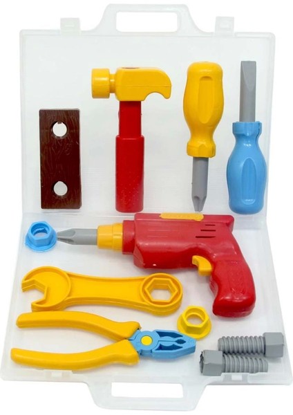 Bfs Minik Usta Çantalı Baretli Tamir Seti modelleri