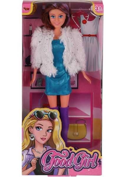 Bfs WG-66770 Parlak Elbiseli Ceketli Bebek 29 cm -Vardem fırsatları