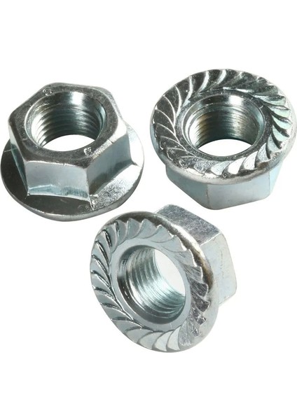 Altıköşe Flanşlı Somun M10 - 100 Adet