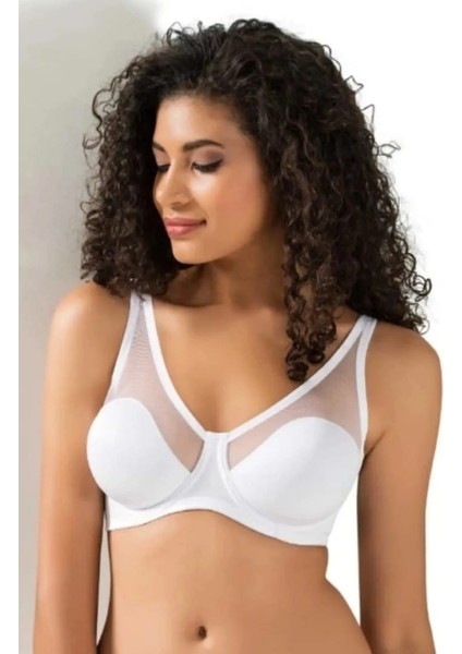 Tül Detaylı Toparlayıcı Çok Kullanışlı Sütyen