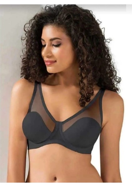 Tül Detaylı Toparlayıcı Çok Kullanışlı Sütyen