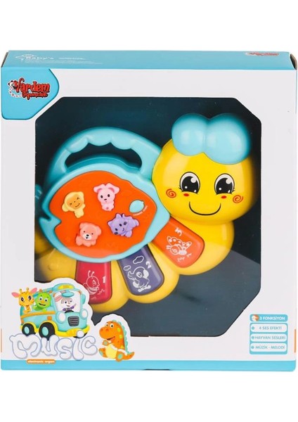 Bfs JLG-855-64A Işıklı ve Müzikli Solucan Bebek Pianosu -Vardem Oyuncak fırsatları