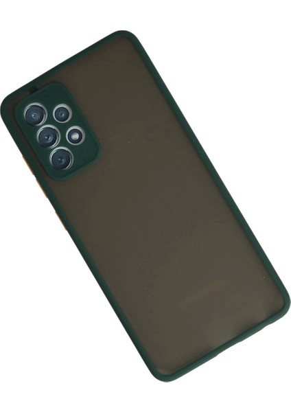 Samsung Galaxy A72 Kılıf Montreal Silikon Kapak - Koyu Yeşil modelleri