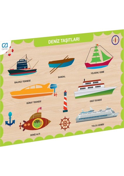 Bfs CAAHS-3201 Cames Ahşap Deniz Taşıtları Bul-Tak