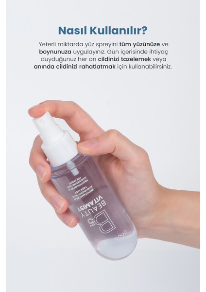 Beauty Vitamist Provitamin B5 & Hyaluronik Asit Yüz Spreyi 100 ml indirimleri