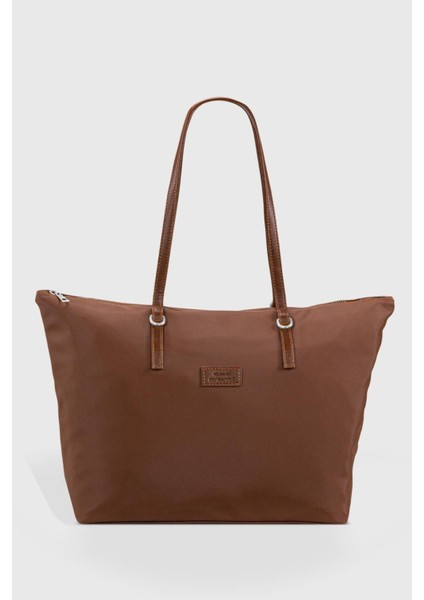 Kadın Kahverengi Büyük Rahat Çanta, Şık ve Hafif Tasarım