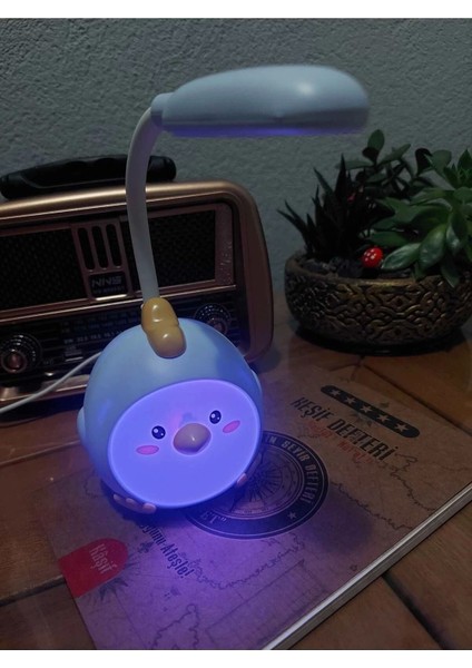 Mavi Figürlü LED Masa Lambası, Şık ve Kullanışlı Aydınlatma Seçeneği modelleri