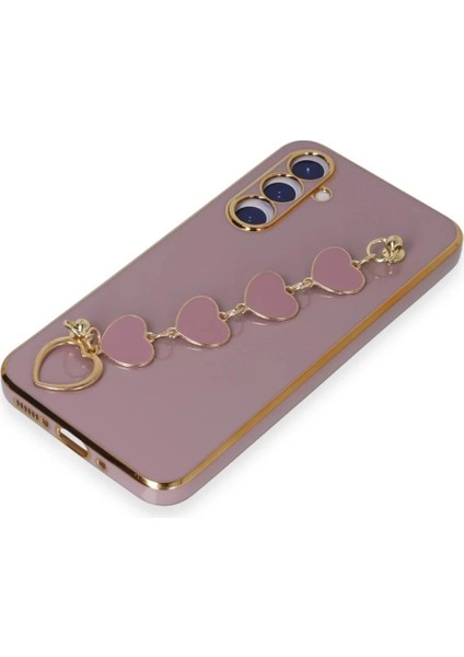 Samsung Galaxy A54 5g Kılıf Esila Silikon - Mor fırsatları