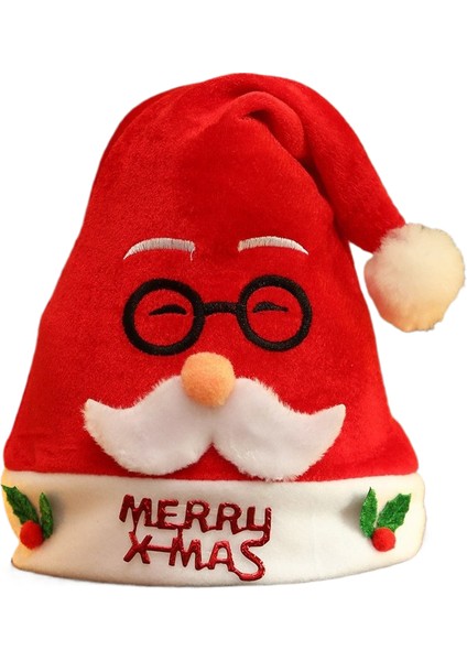 Noel Karikatür Şapka Parti Karnaval Şapkası Çocuk Noel Şapkası Ebeveyn-Çocuk Noel Dekorasyonu (Yurt Dışından)