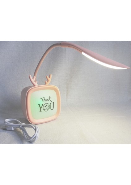 8 Ledli Tv Tasarımlı Şarjlı Masa Lambası, Kitap Okuma ve Gece Işığı fiyatları