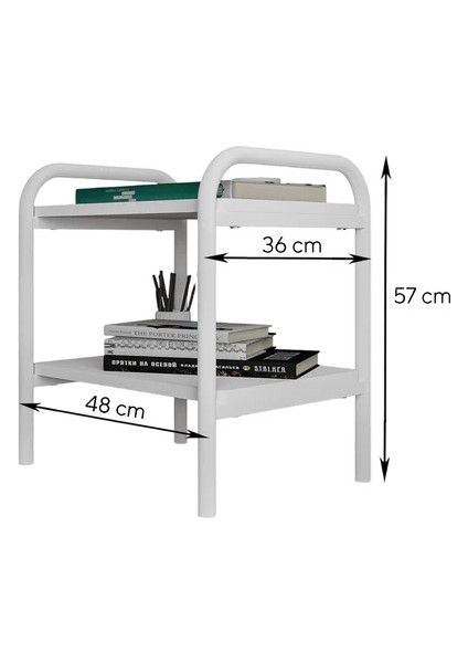 Vera Yan Sehpa Metal Komodin indirimleri