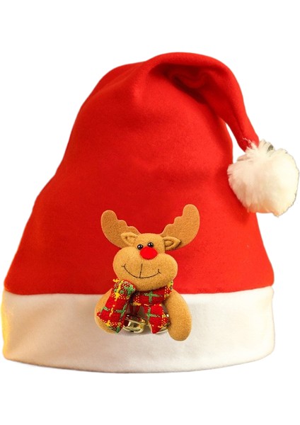 Noel Karikatür Şapka Parti Karnaval Şapkası Çocuk Noel Şapkası Ebeveyn-Çocuk Noel Dekorasyonu (Yurt Dışından)