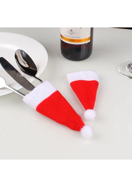 New Style Printed Santa Claus Hat Thickened Children's Mini Santa Hat (Yurt Dışından)