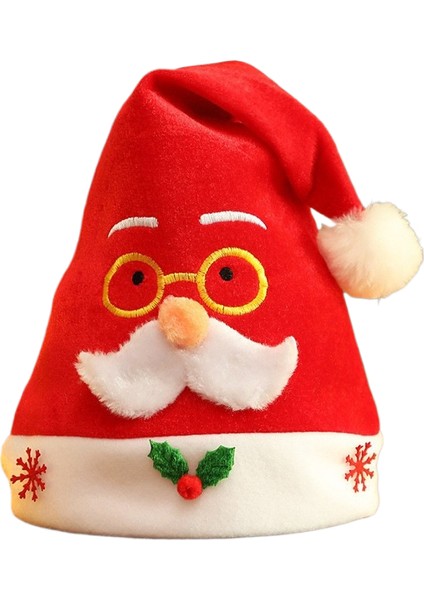 Noel Karikatür Şapka Parti Karnaval Şapkası Çocuk Noel Şapkası Ebeveyn-Çocuk Noel Dekorasyonu (Yurt Dışından)