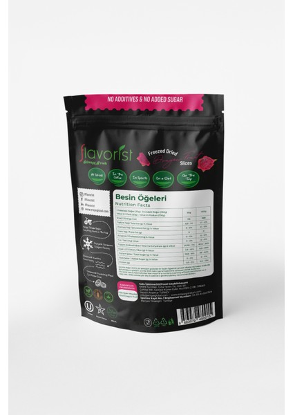 Dondurularak Kurutulmuş Ejder Meyvesi Dilimleri 20 Gram 2'li Paket fırsatları