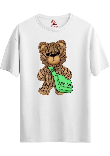 Knitted Look Bear T-Shirt