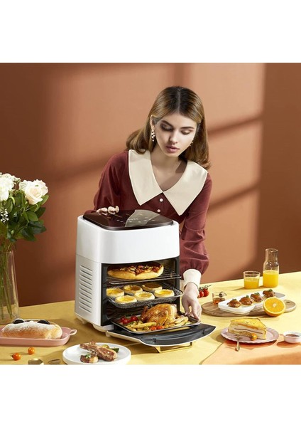 Af-15 5 Fonksiyonlu 15 Litre Dijital Ekran Hızlı Hava Akışı LED Ekranlı Yapışmaz Sepetli Air Fryer fiyatları