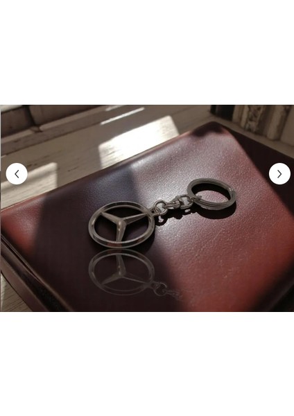 Mercedes Ile Uyumlu Metal Anahtarlık Motosiklet Tır Araba Anahtarlığı Çift Taraflı