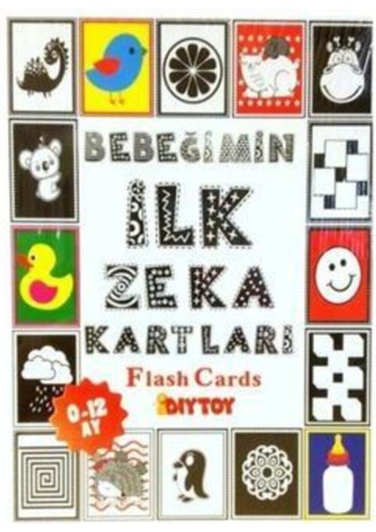 Bebeğin Için Eğitici ve Renkli Zeka Kartları Seti