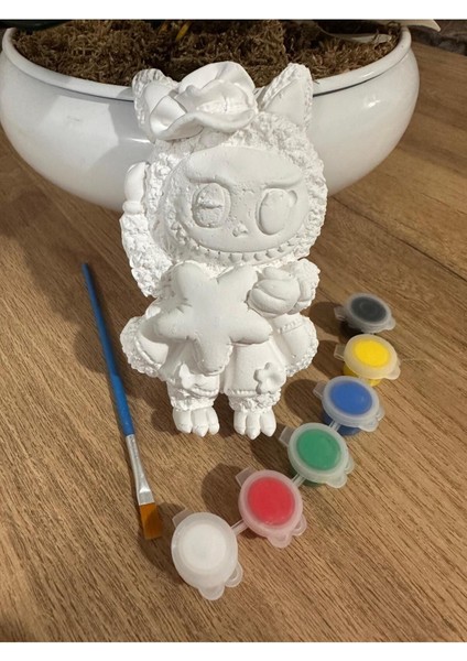 Büyük Boy Taş Boyama Seti, Eğitici ve 3D Tasarımlı Bebekler Için Harika Set