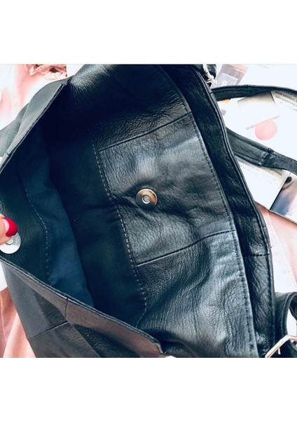 Kadın Hakiki Deri Siyah Heybe Messenger Çanta, Şık ve Kullanışlı Günlük Çanta fırsatları