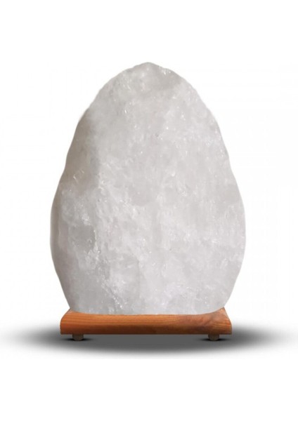 Beyaz Tuz Lambası 2.3 Kg, Doğal ve Şık Dekorasyon Ürünü