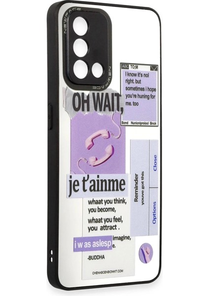 Bfs Oppo A74 4g Kılıf Mirror Desenli Kapak - Mirror - 4