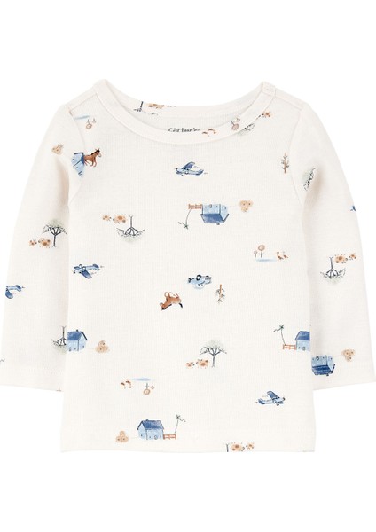 Erkek Bebek Mavi Salopet Set modelleri