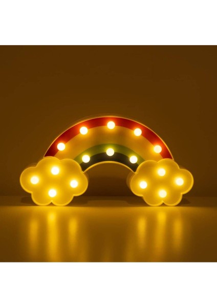 Renkli Gece Lambası Çocuk Odası Için Masa ve Duvar Aydınlatması