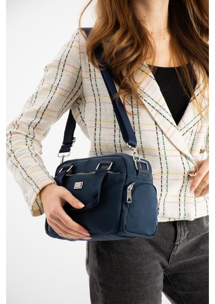 Lacivert Kadın Omuz ve El Çantası, Şık Çapraz Kullanım Seçeneği modelleri