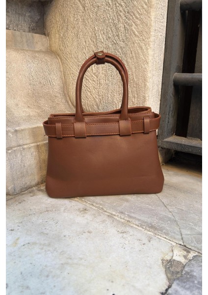 Şık Süet Kadın Çanta, El ve Omuz Kullanım, Taba Renk fiyatları