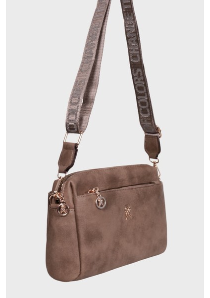 Koyu Vizon Çok Bölmeli Astarlı Kolon Askılı Çapraz Omuz Çanta fiyatları