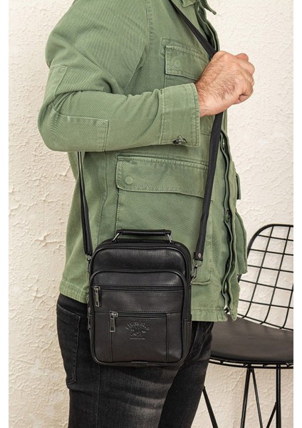 Hakiki Deri Erkek El Çantası, Çelik Kasalı, Omuz Kullanımı, Orta Boy, Şık ve Dayanıklı modelleri