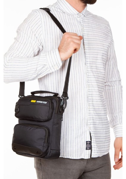 Su Geçirmez Çok Fonksiyonlu El ve Omuz Çantası 20X24CM Siyah