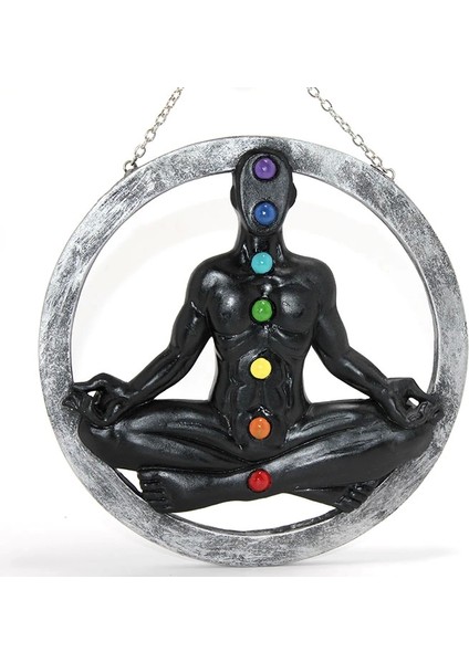 Polyester Duvara Asmalı 7 Chakra Pano ALK2347