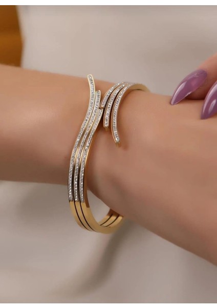 Elena 316L Kararmaz Çelik Takı Seti modelleri