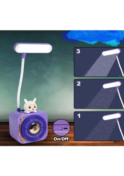 Sevimli Çocuk Odası Gece Lambası, Kalemlik, Masa Lambası ve USB Destekli Dekorasyon modelleri