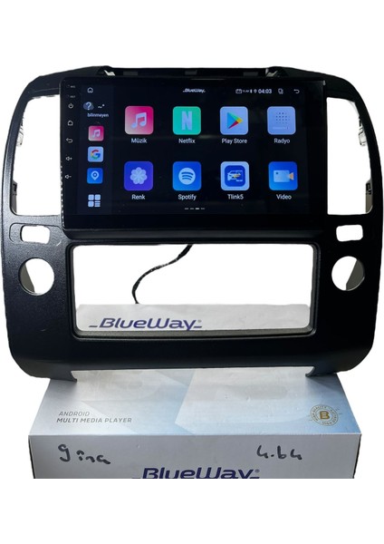 Nissan Navara 2006-2010 Blueway 4-64 Profesyonel Oem Multimedia fiyatları