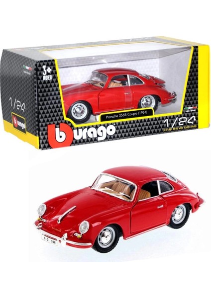 Bfs Nessiworld 22079 1:24 Porsche 356B Coupe 1961 Araba modelleri