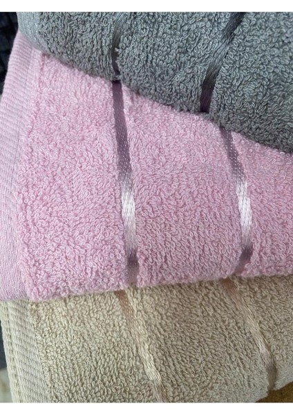 Line 3’lü Banyo Havlu Seti – 100X150 cm %100 Pamuk, Yumuşak Dokulu,çizgili Desenli indirimleri