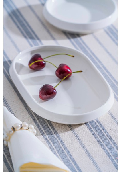 Rumi Oval Kayık Tabak - 20 cm