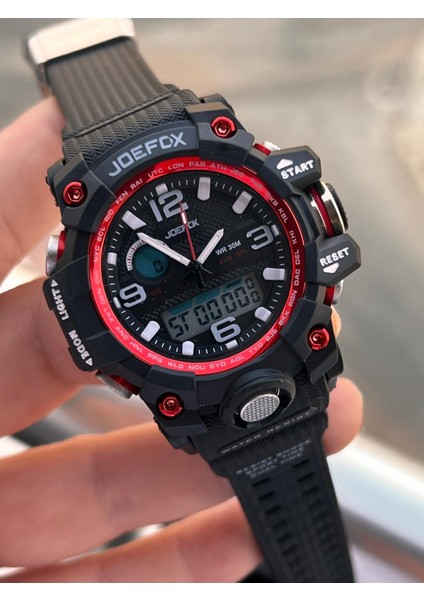 Küçük Kasa Digital ve Analog 2 Yıl Garantili Kronometre+Takvim+Alarm+Çoçuk Kol Saati JE.CBK21