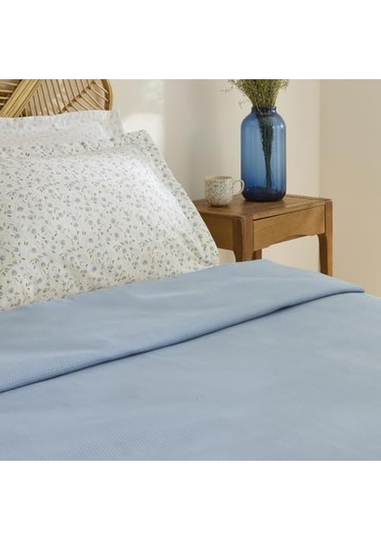 Home Lina Bambu Tek Kişilik Pike Takımı Mavi modelleri