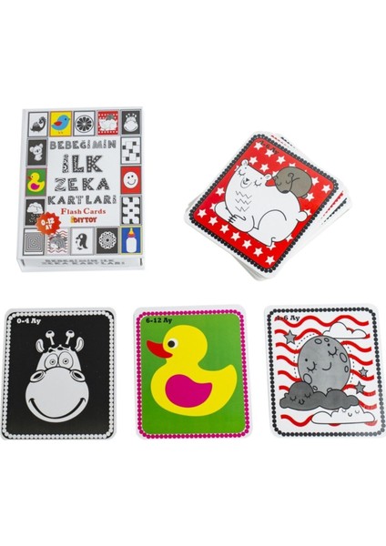 Bebeğim Için Ilk Zeka ve Öğrenme Kartları, Eğlenceli ve Öğretici Set fırsatları