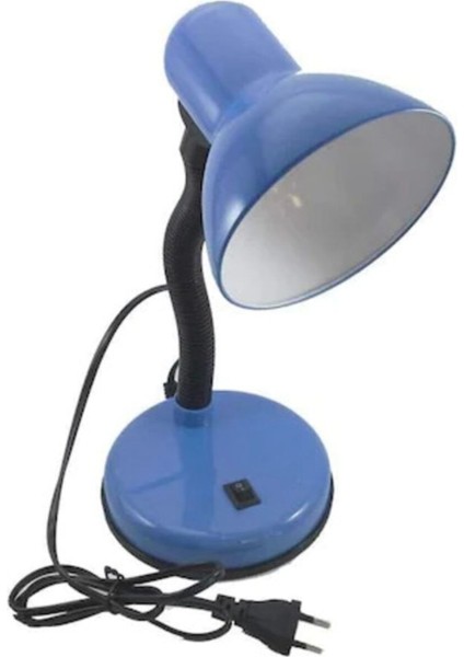 Mavi Renkli Şık Çalışma Masası Dekoratif Lambası